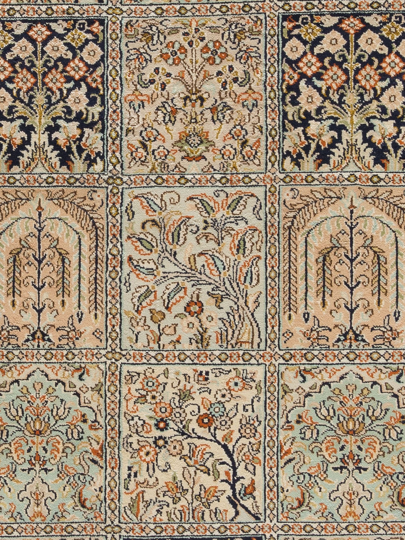 Kaschmir Seide 18/18 ca. 158 x 214 cm, Unikat / Einzelstück