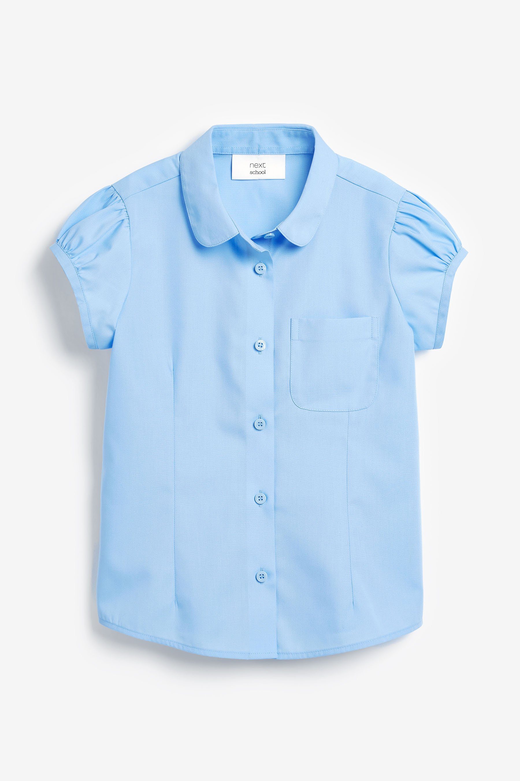 Next Langarmbluse Schulbluse mit Puffärmeln (1-tlg)
