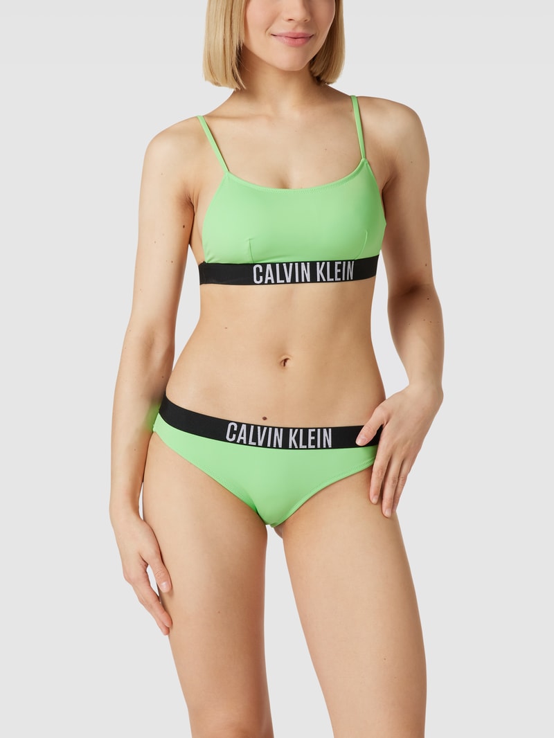 Bikini-Oberteil im Bralette-Look Modell 'INTENSE POWER' in grün