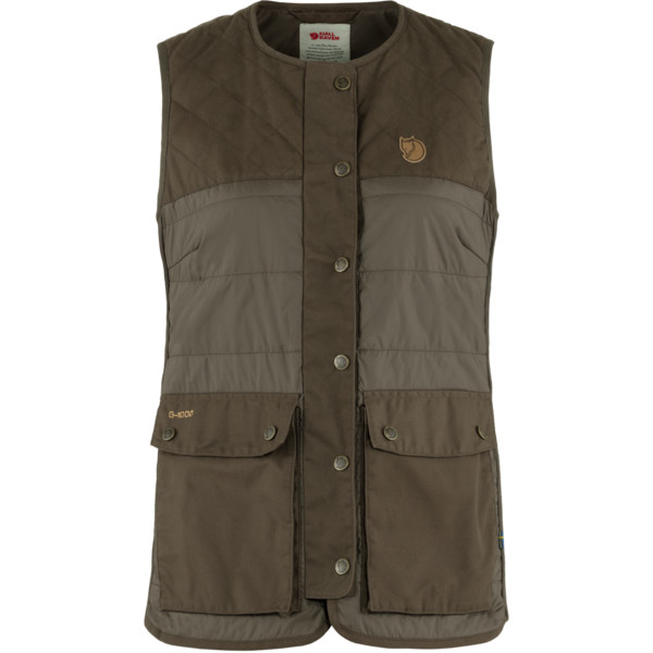 FOREST WOOL PADDED VEST W Damen - Weste