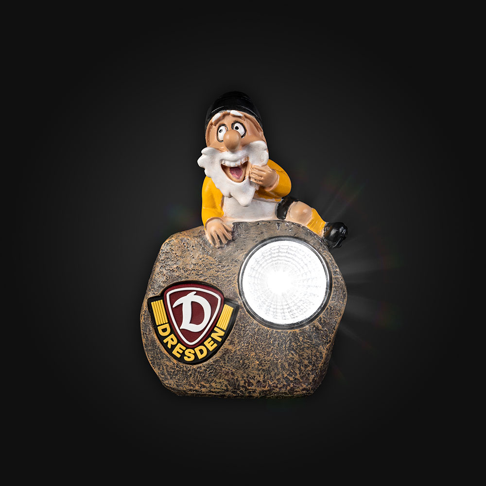 LED Solar-Gartenzwerg WAPPEN