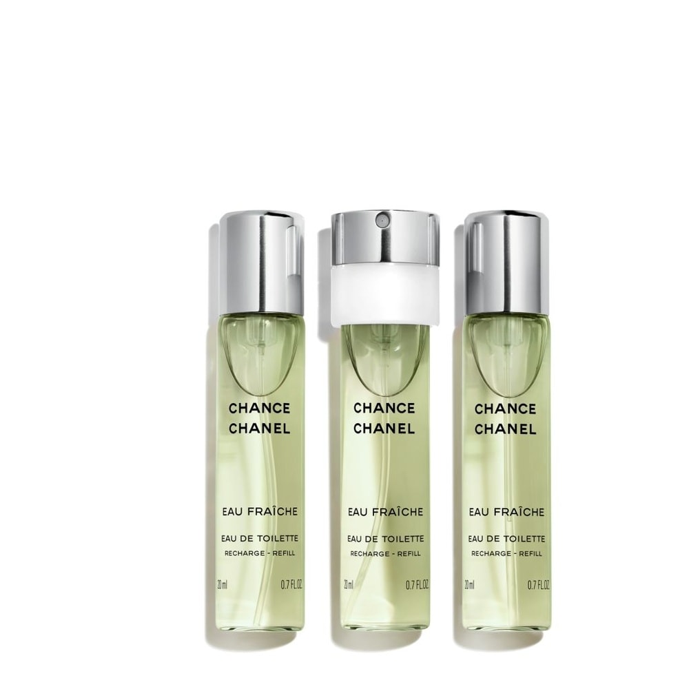 CHANEL CHANCE EAU FRAÎCHE  EAU DE TOILETTE TWIST AND SPRAY EAU DE TOILETTE RECHARGE