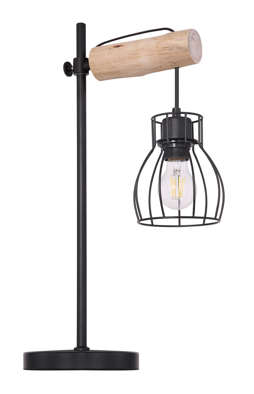 Globo Lighting - MINA - Tischleuchte Metall schwarz, 1x E27