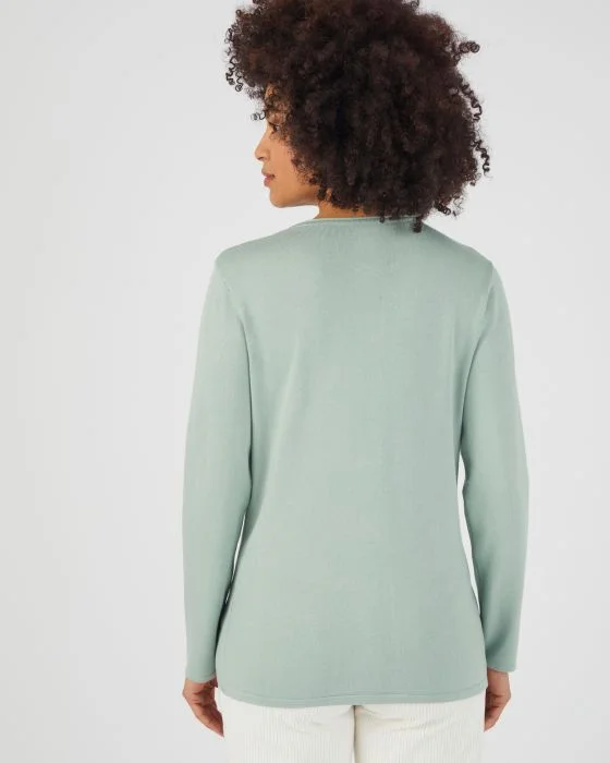 Cardigan fantaisie fibres viscose Lenzing(TM) EcoVero(TM)