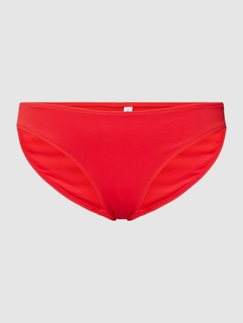 Bikini-Hose mit Label-Print Modell 'BIKINI MONOGRAM' in koralle
