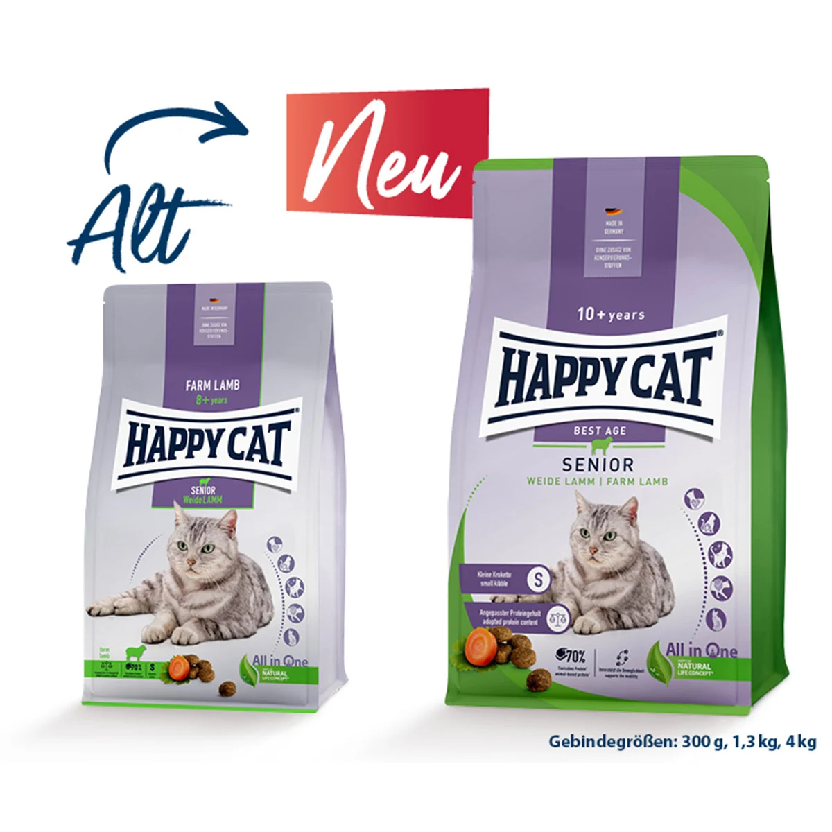 Happy Cat Senior Weide Lamm günstig kaufen