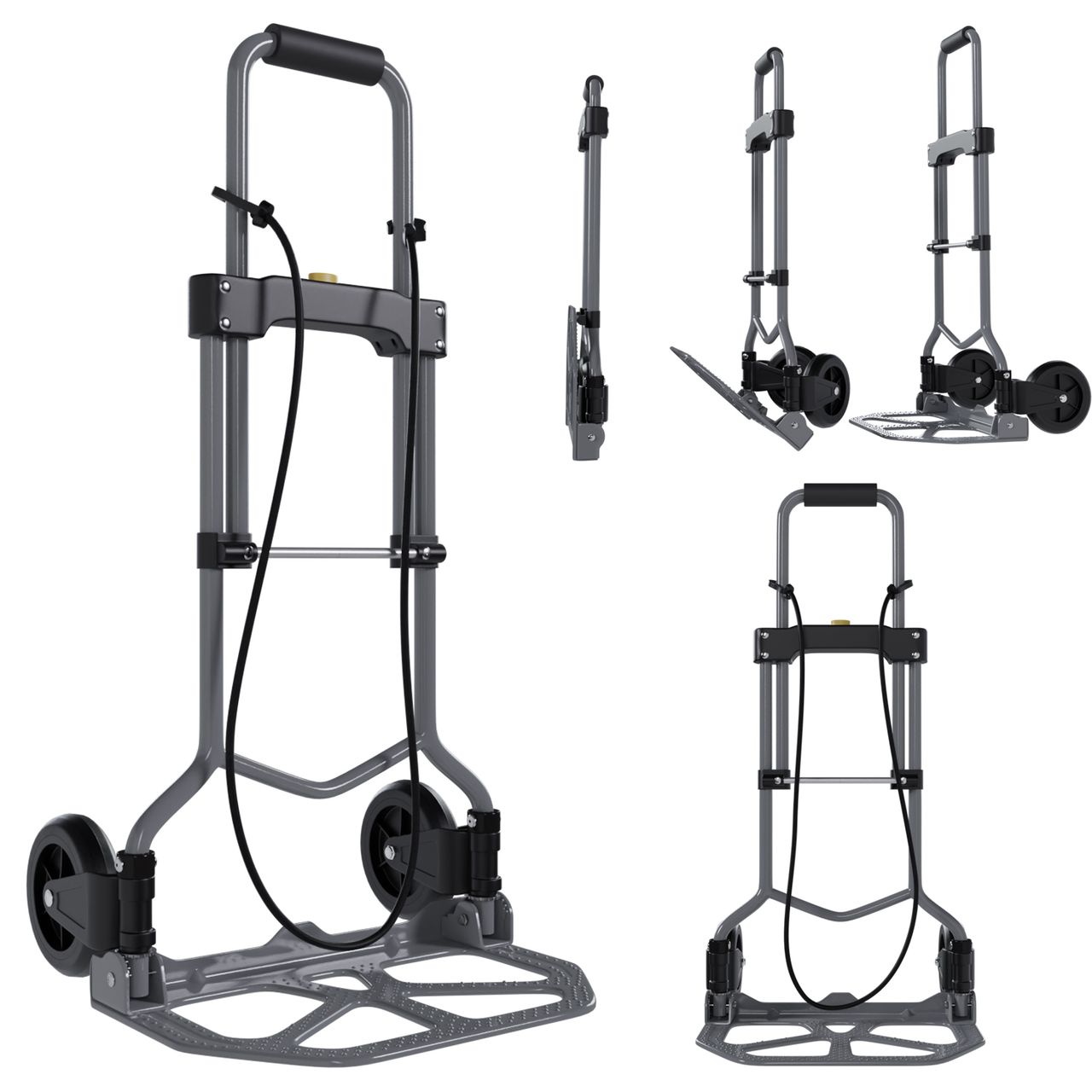 TroniTechnik Sackkarre SK-02 Handkarre klappbar, Transportkarre bis 60kg