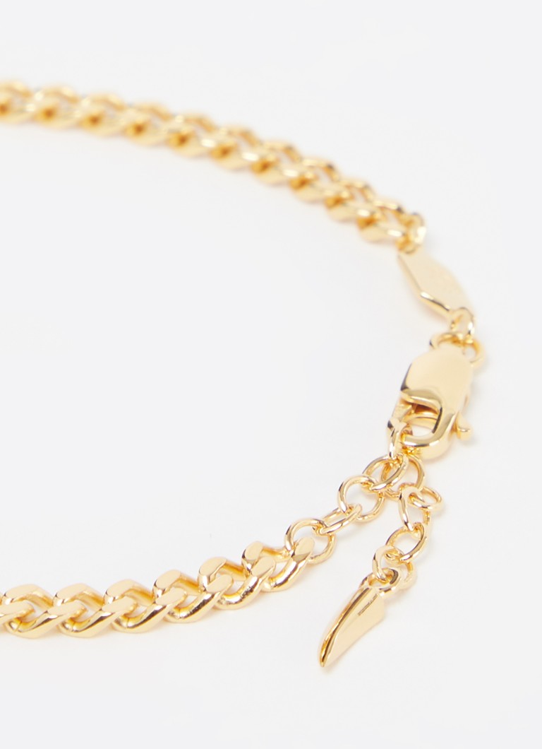 Missoma Birthstone bracelet March gold plated