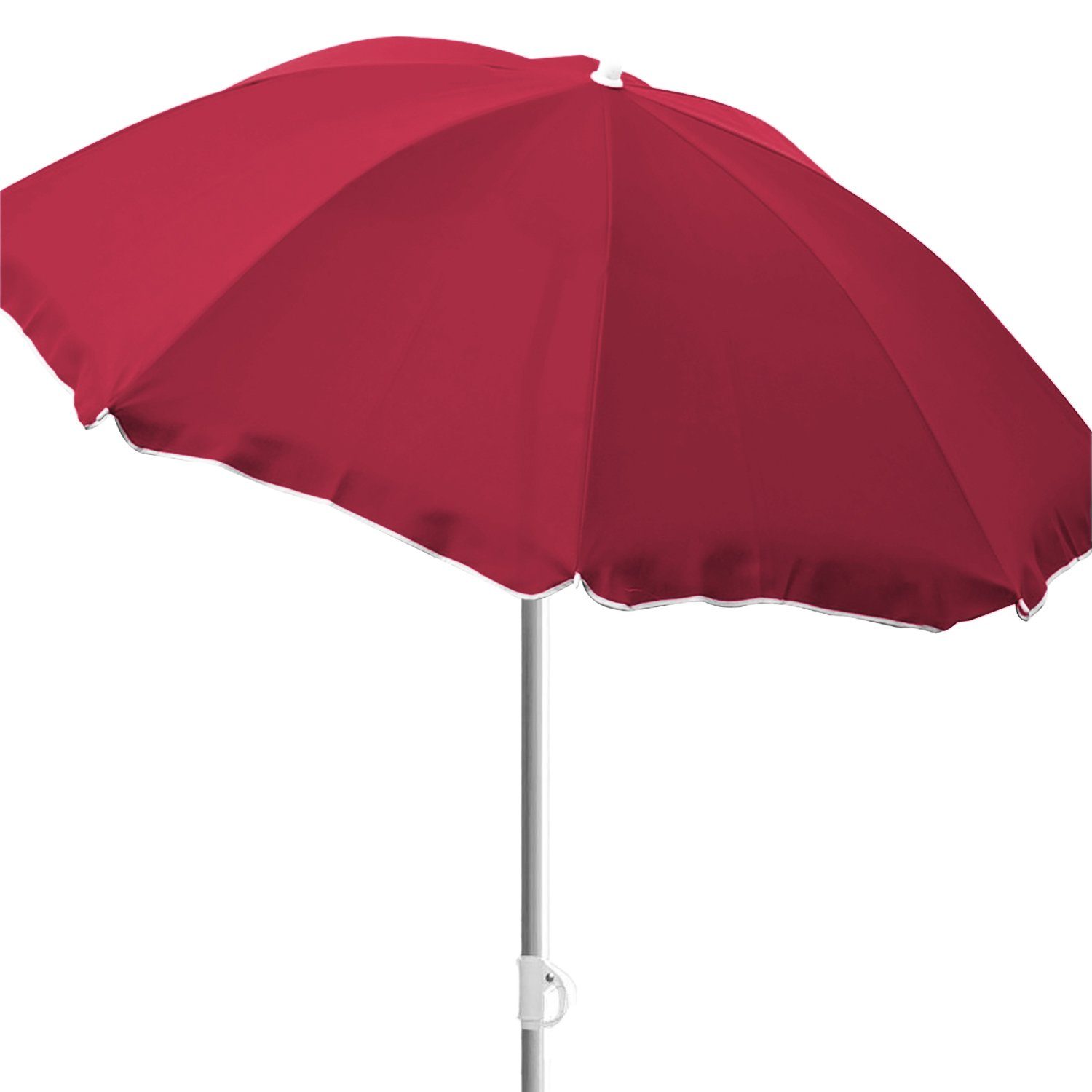 Mojawo Ampelschirm Sonnenschirm rund Ø1,80m rot Polyester knickbar UV Schutz