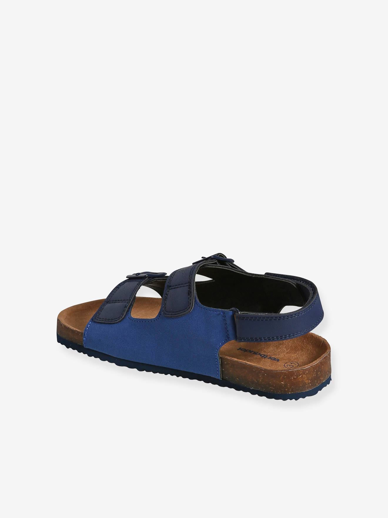 Vertbaudet Kinder Sandalen mit verstellbaren Riemen - set blau