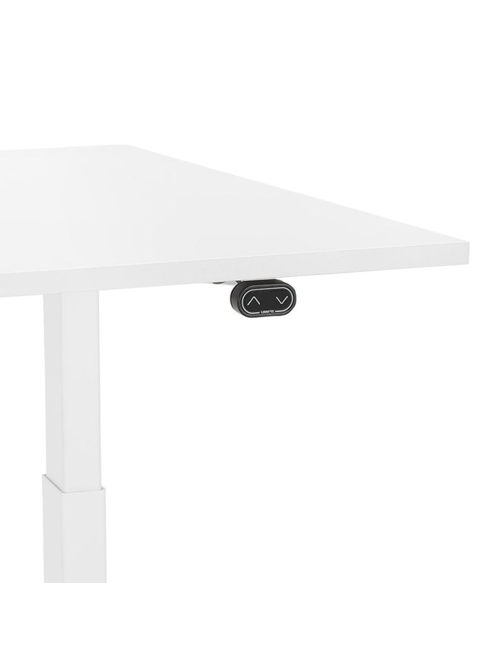 KADIMA DESIGN Schreibtisch 140x70 cm elektrisch höhenverstellbar ergonomisch in Weiß günstig kaufen