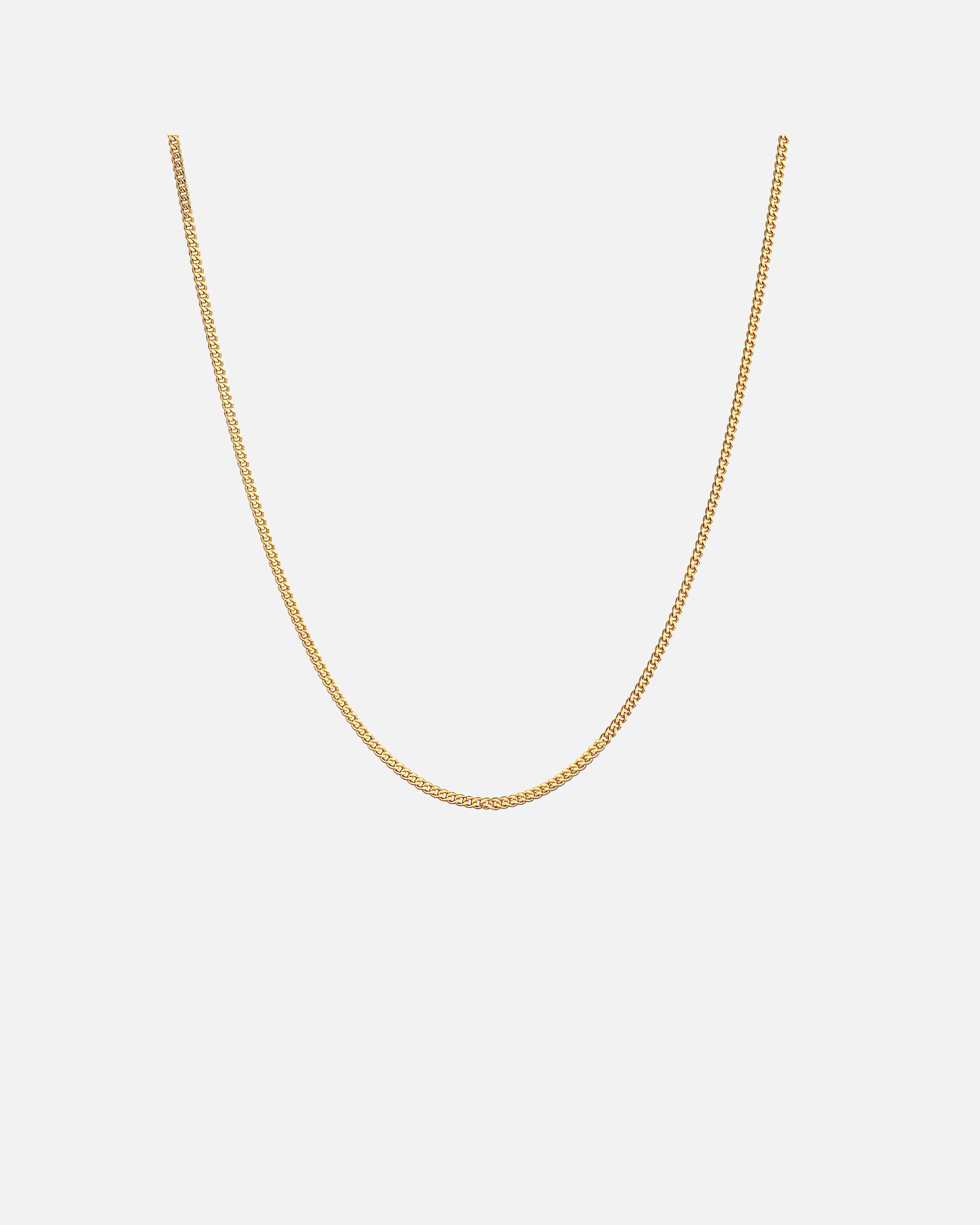 Collana Elli PREMIUM da donna con catena a maglie larghe, minimal, basic, di tendenza, stile blogger, in argento sterling 925 placcato oro