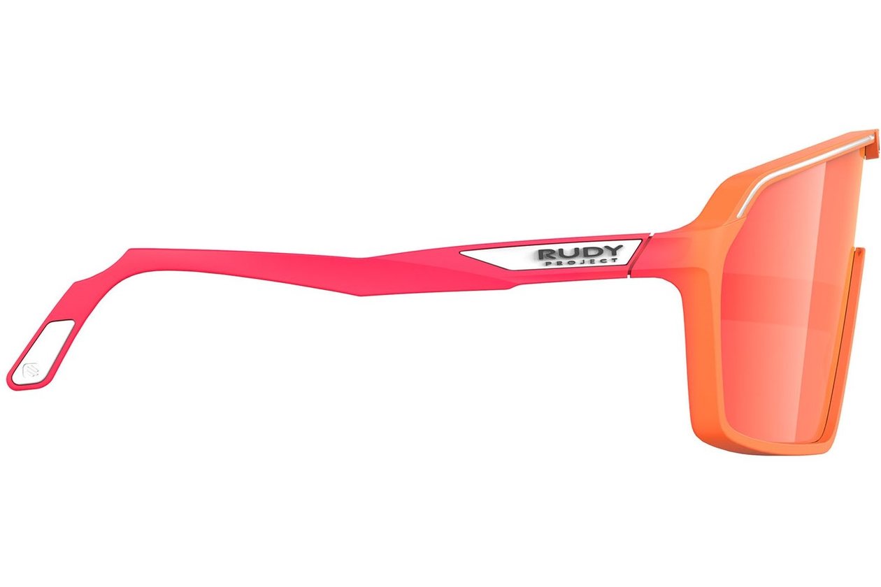 Rudy Project Spinshield Mandarin Fade Coral Matte - Multilaser Red