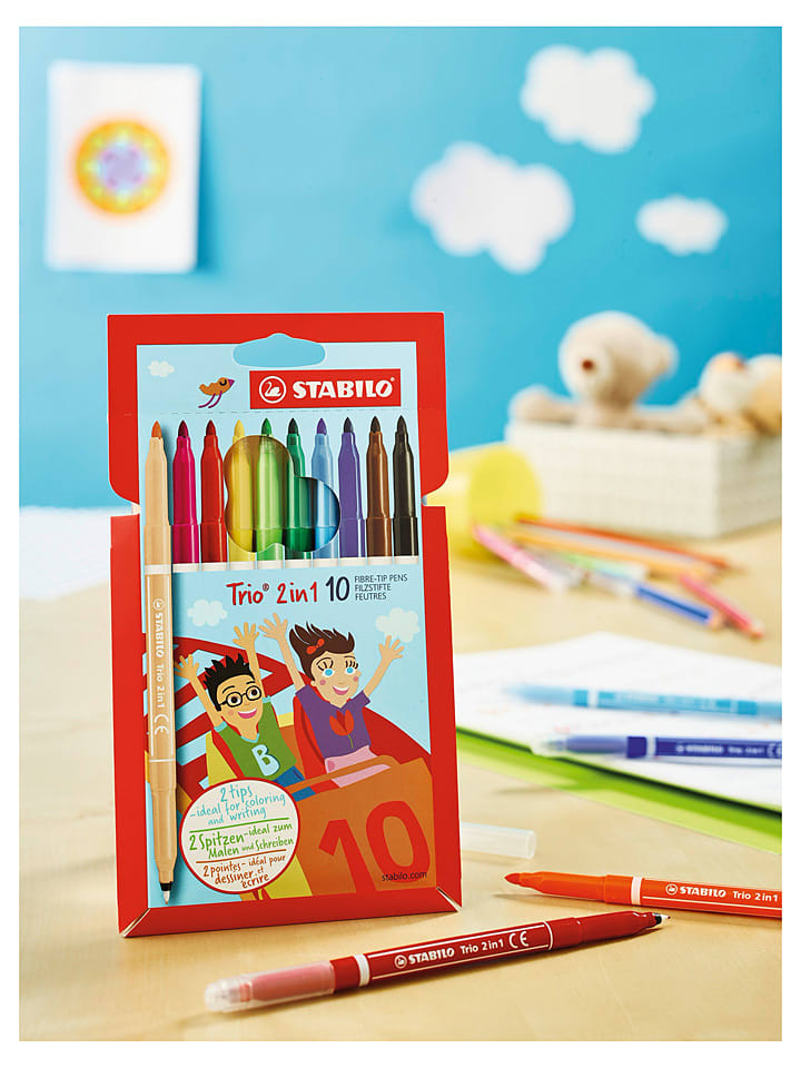STABILO Filzstift und Fineliner in einem 