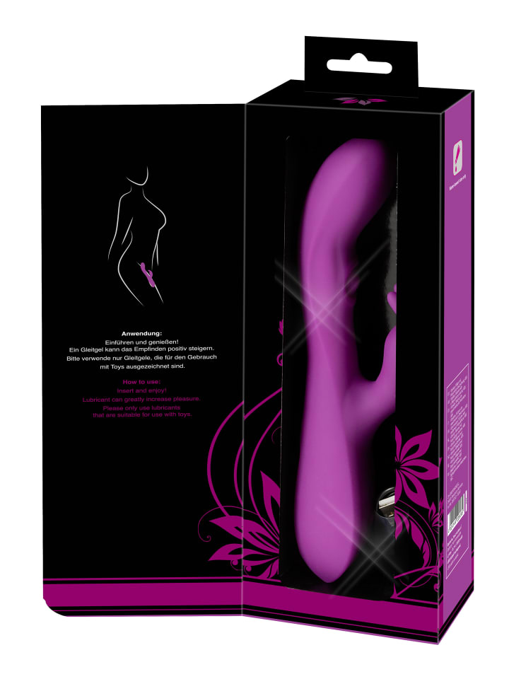 Javida Rabbitvibrator Thumping Rabbit Vibrator in lila günstig kaufen 23 cm