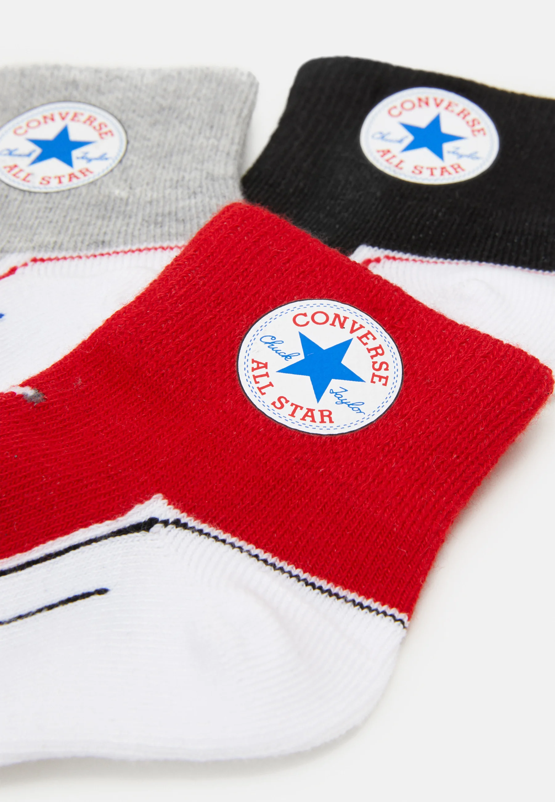 Converse CHUCK INFANT QUARTER PACK DE 3 UNISEX - Calcetines