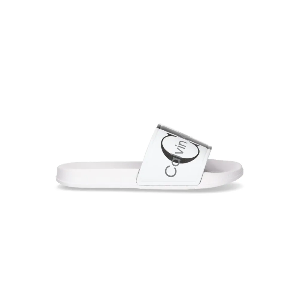 Calvin Klein Badesandale V3X0-80924-1172100 / weiss
