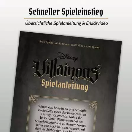 Disney Villainous: Böse bis ins Mark - Spiel ab 10 Jahren