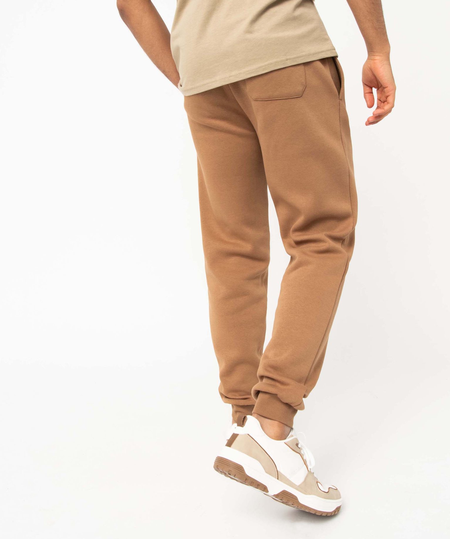 Pantalon de jogging homme molletonné marron | GEMO