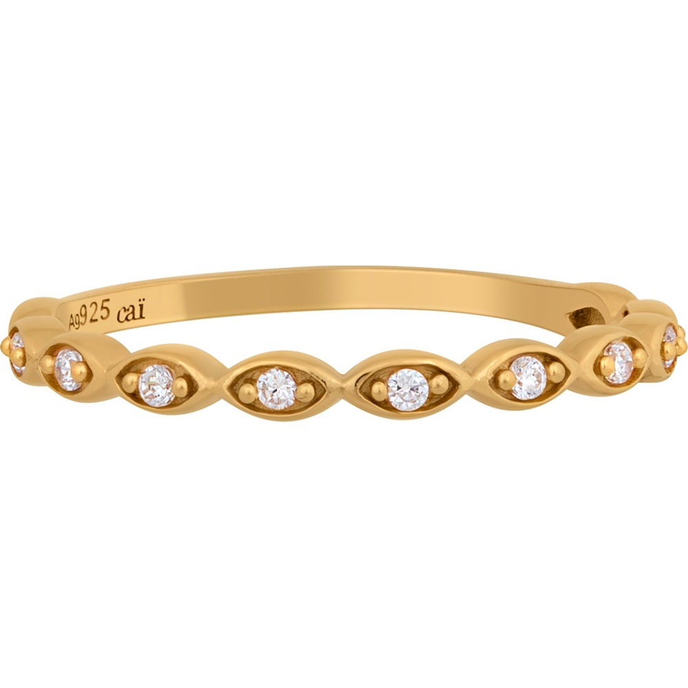 caï Bague pour femme 925 Argent or Bague