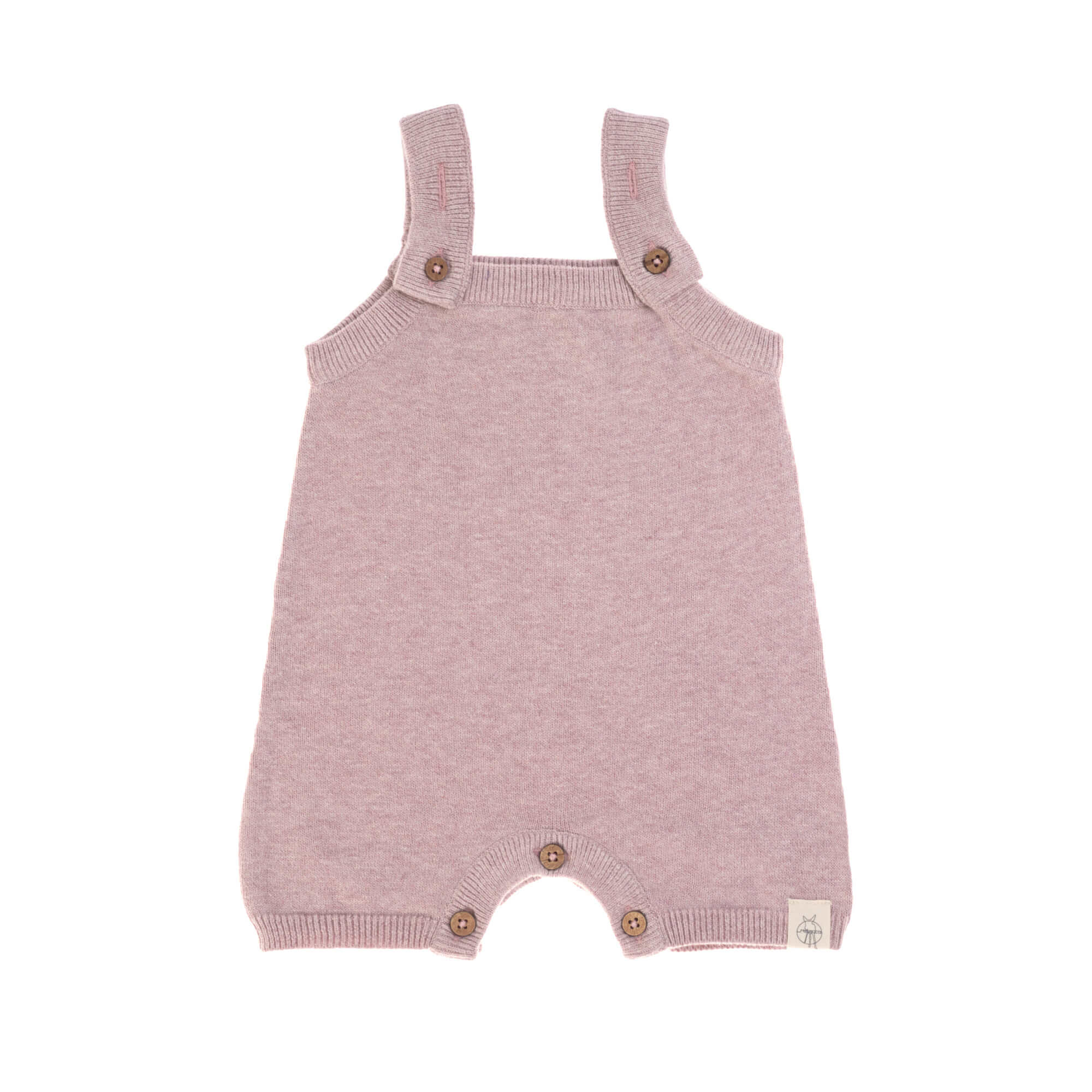 Baby Strampler - gestrickter Jumpsuit, Rosa