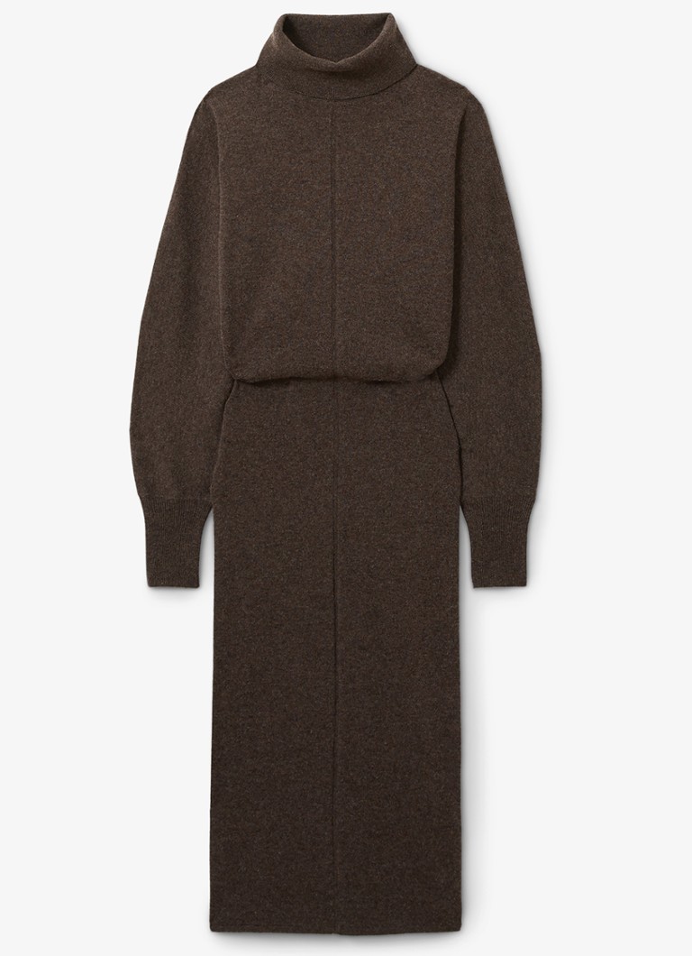 Rochie midi din cașmir și tricotaj fin Reiss Winslet
