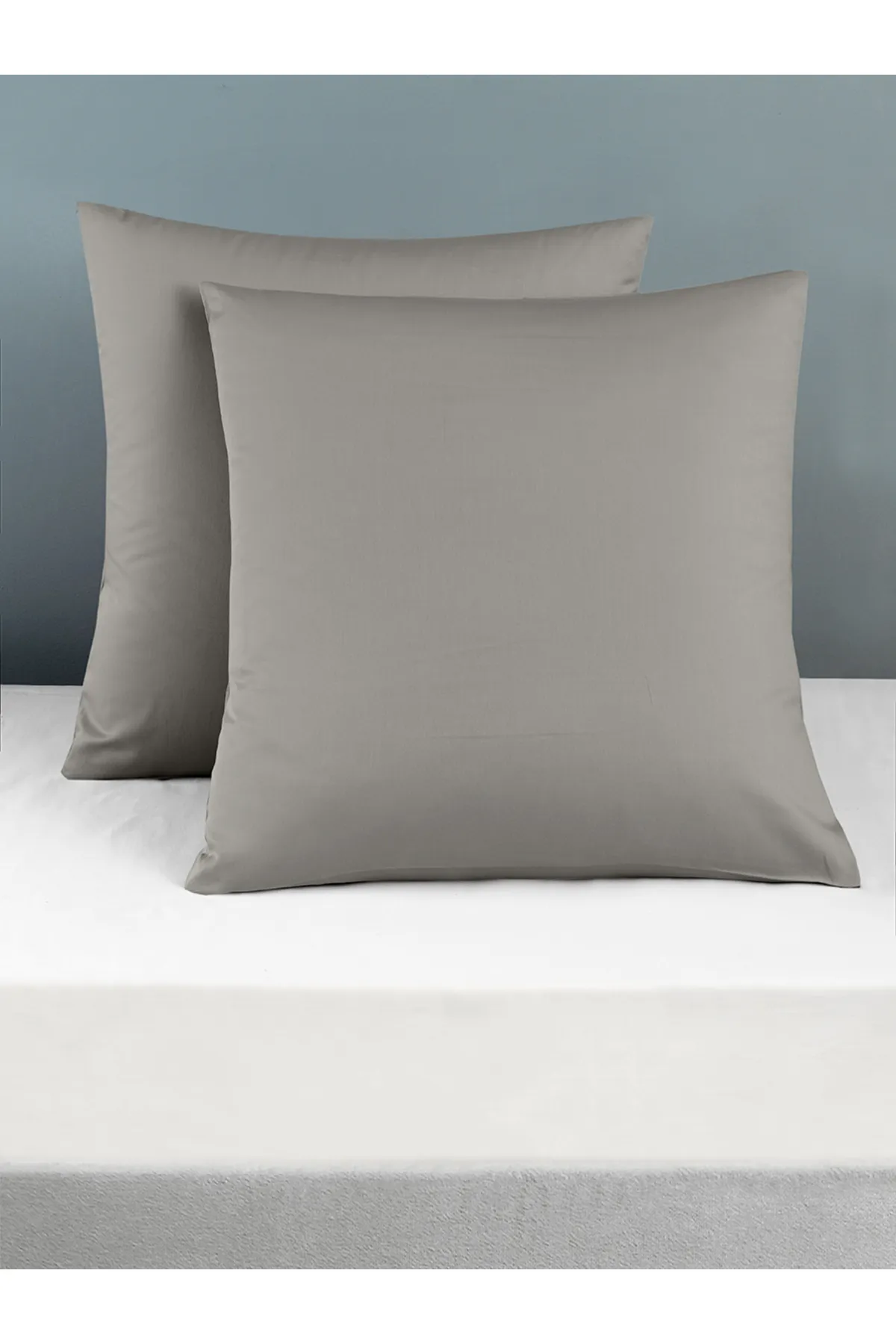 Karna Home  Klassisches Doppel-Bettbezug-Set aus Baumwollsatin