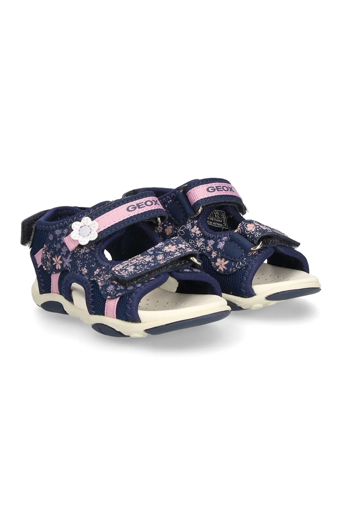 Geox  Sandalette - Blau - Flacher Absatz