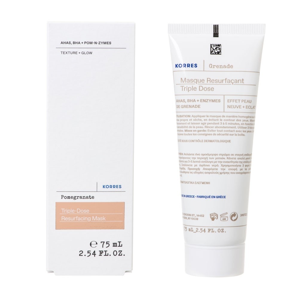 KORRES AHA & Pomegranate Resurfacing maska za piling
