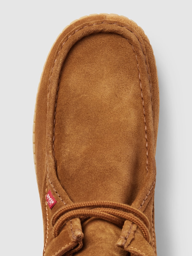 Boots aus Leder Modell 'RED TAB' in cognac