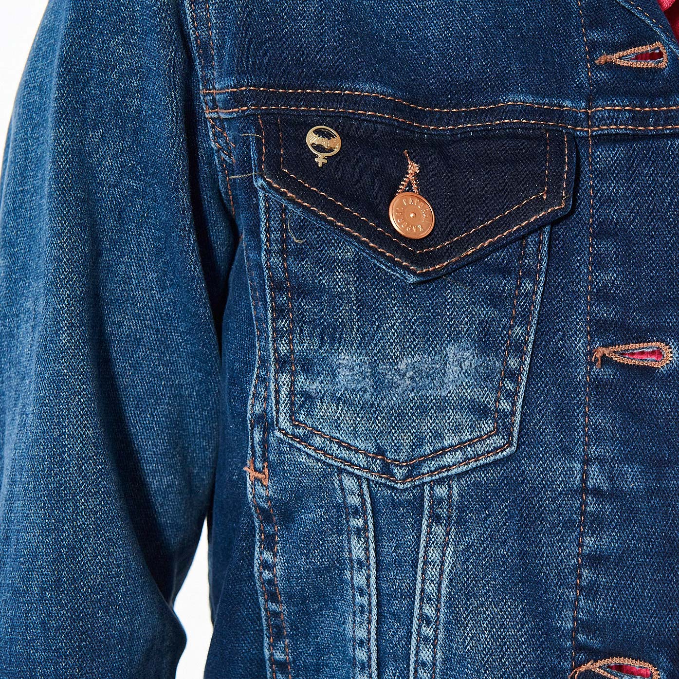 SANDY  Veste en jean courte Femme