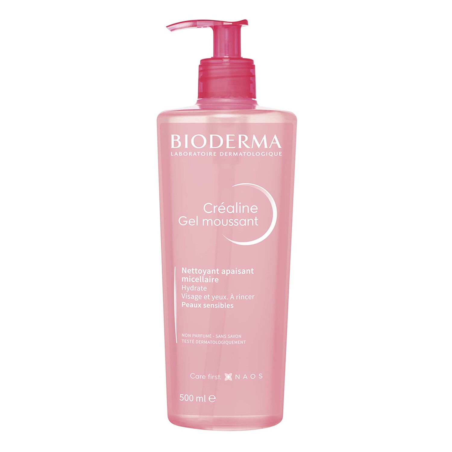 Bioderma Créaline Gel Moussant Visage et Yeux - Peaux Sensibles 500ml