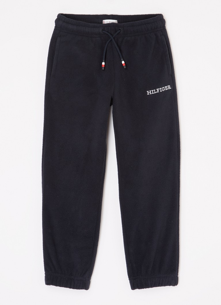 Pantaloni de trening conici Tommy Hilfiger cu șnur reglabil