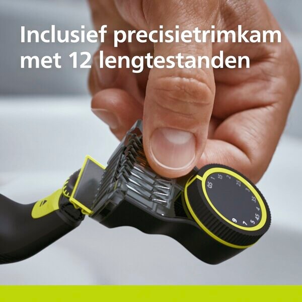 Philips OneBlade Pro 360 Face Body QP6507/23 Trimmer, barbermaskin og styler svart