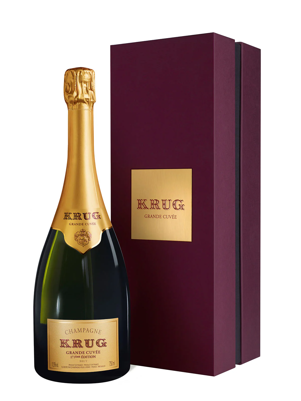 Krug Grande Cuvée 171ème Édition Geschenkbox mit Flasche