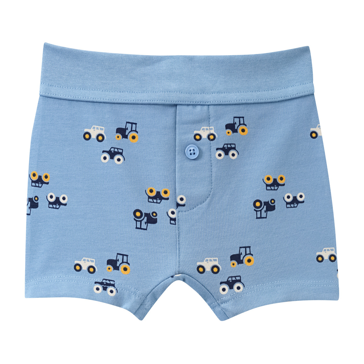 3 Baby Boxer mit Trecker-Motiven