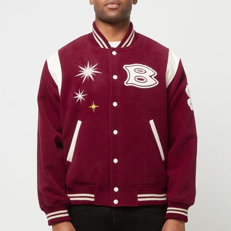 BoTT Teddy Varsity Jacket red