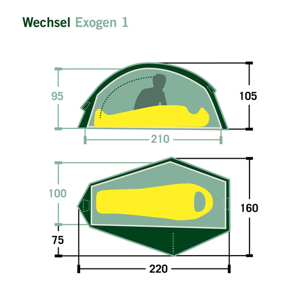 EXOGEN 1 - Kuppelzelt