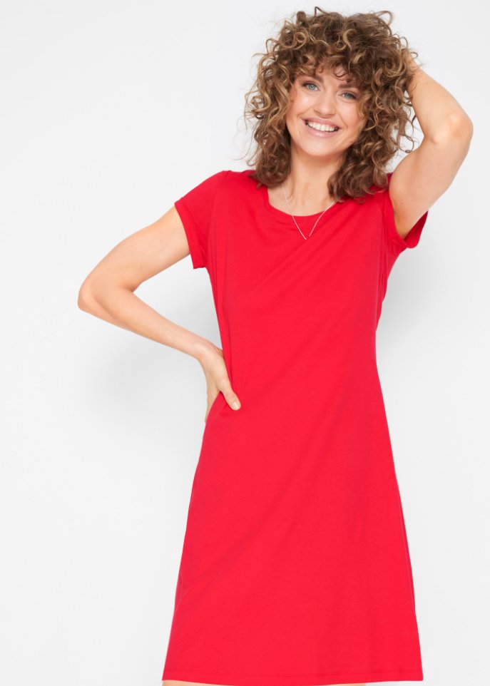 Shirtkleid, Kurzarm