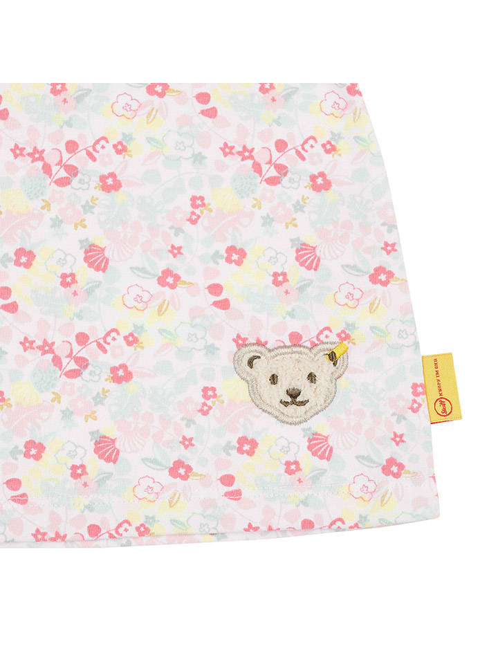 Steiff 2tlg. Outfit in Weiß/ Pink günstig kaufen