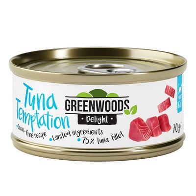 Gemischtes Probierpaket Greenwoods Delight 6 x 70 g