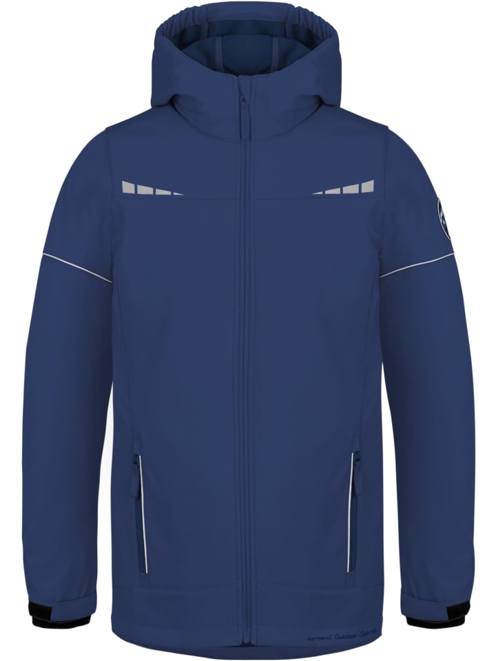 Normani Outdoor Sports Kinder Softshelljacke Galway in Blau günstig kaufen