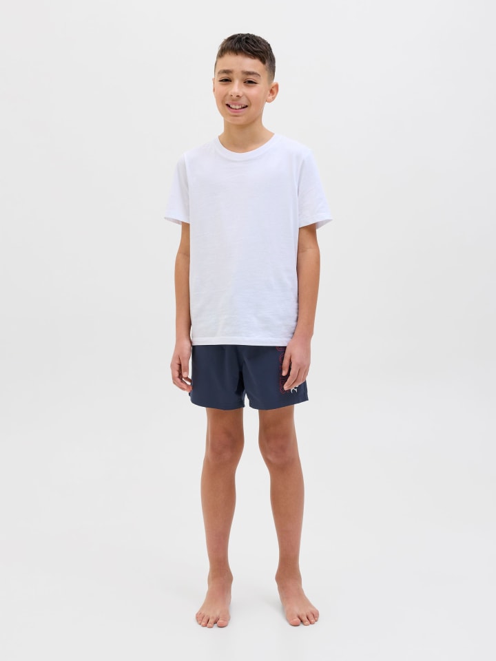 JACK & JONES Junior Badeshorts  JPSTMAUI JJSWIM DOUBLE LOGO JNR in navy blazer günstig kaufen