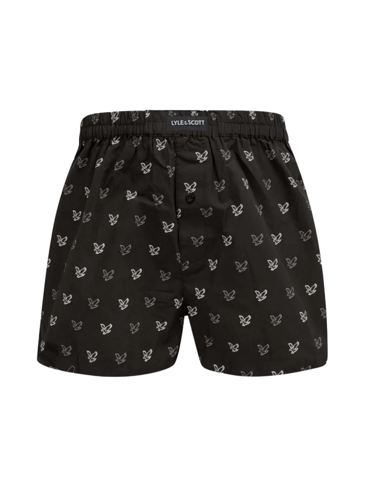 Lyle & Scott Boxer 3-Er Set in Anthrazit/Schwarz günstig kaufen