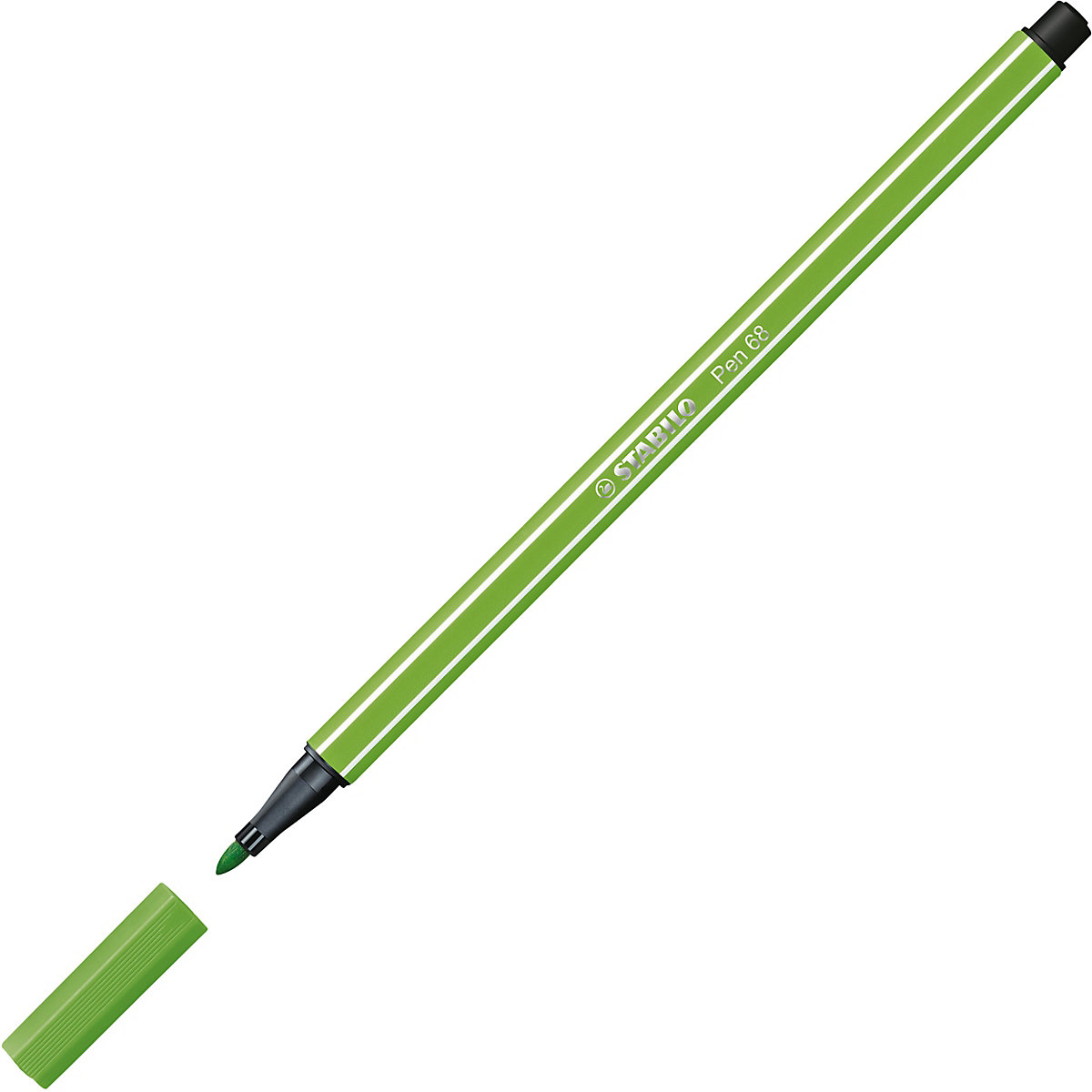 Premium-Filzstifte Pen 68, 20 Farben im Color Parade Tischset blau