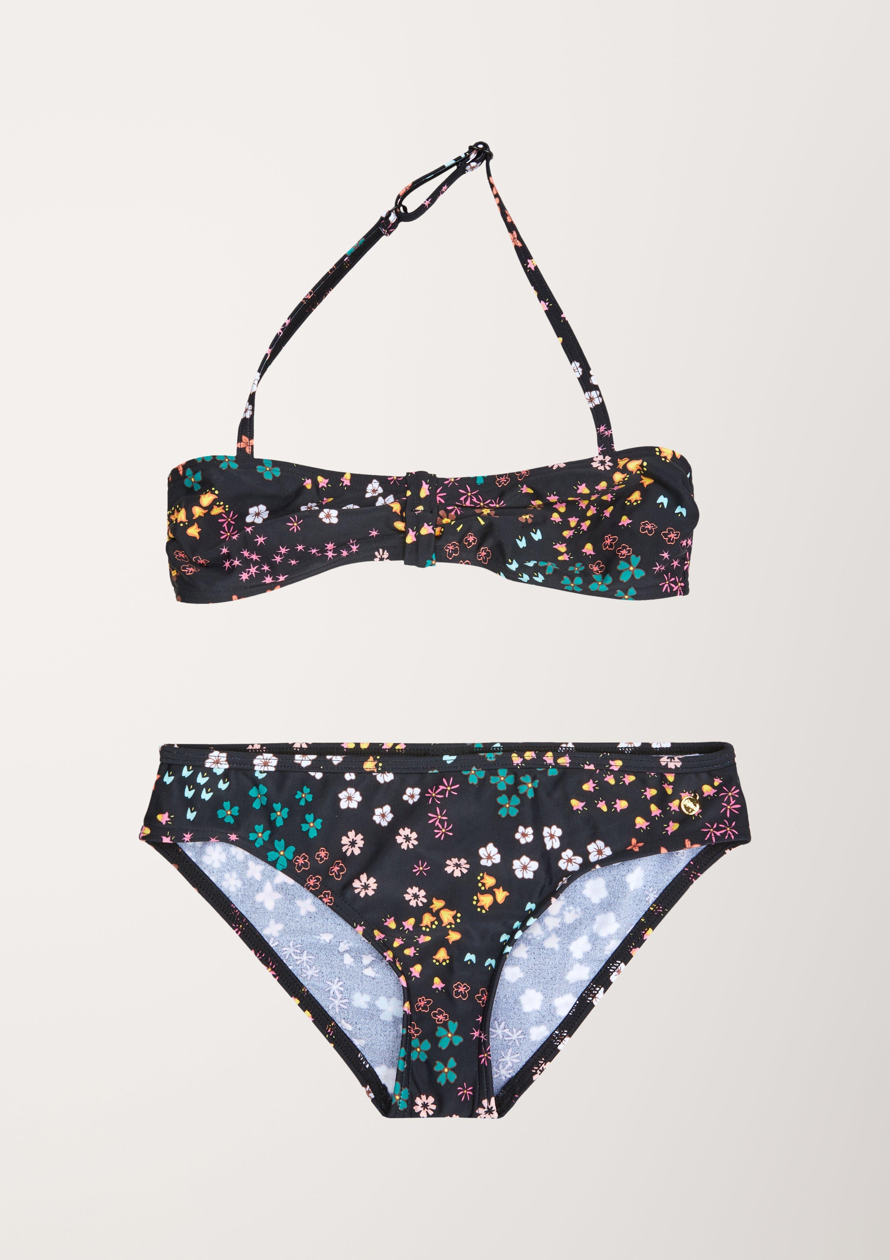 Bandeau-Bikini mit Träger  535.899.258.77608-98X8