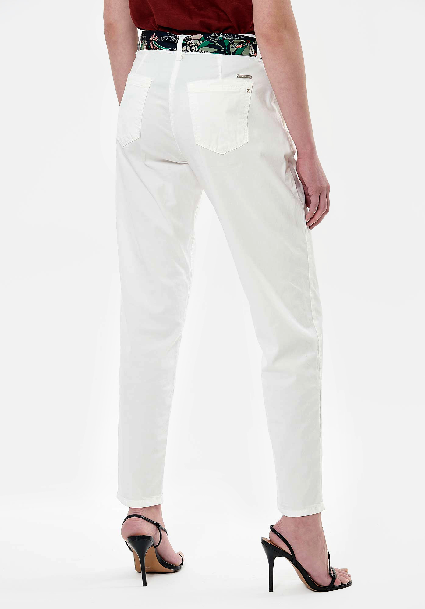 ALBAN  Pantalon blanc Femme