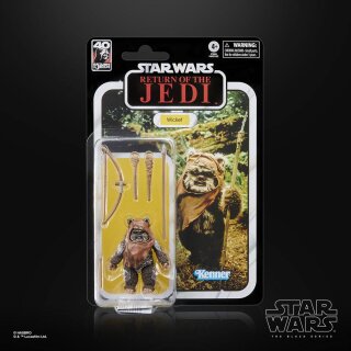 Star Wars Episode VI 40th Anniversary Black Series Actionfigur Wicket 15 cm