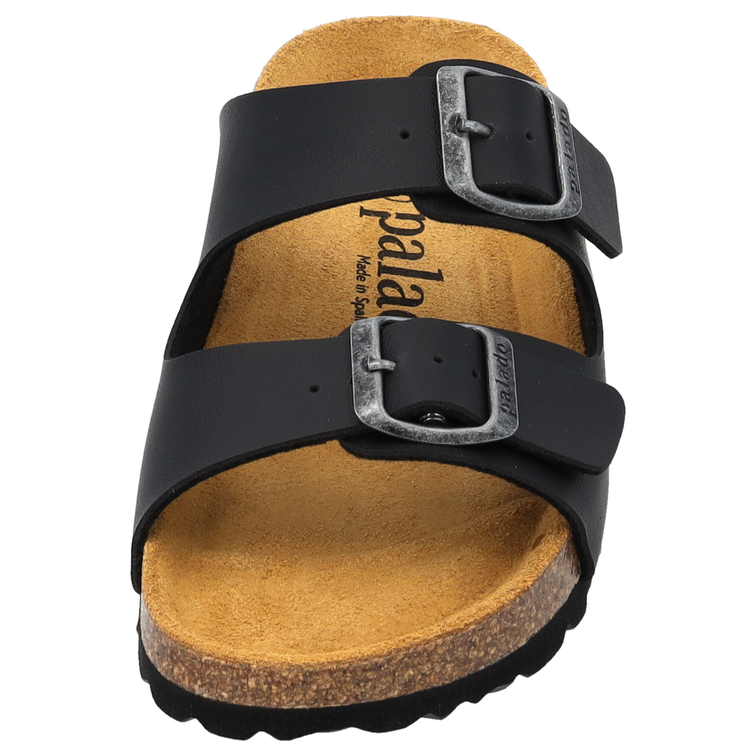 Palado Kids Korfu B Basic, Pantoletten, Kinder, Schwarz