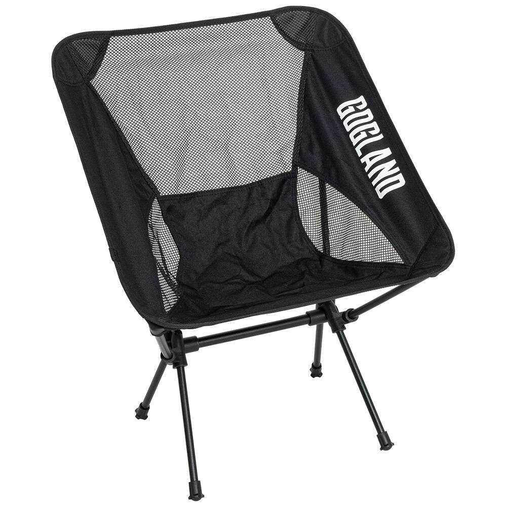 GOGLAND faltbarer Campingstuhl 2er-Pack schwarz